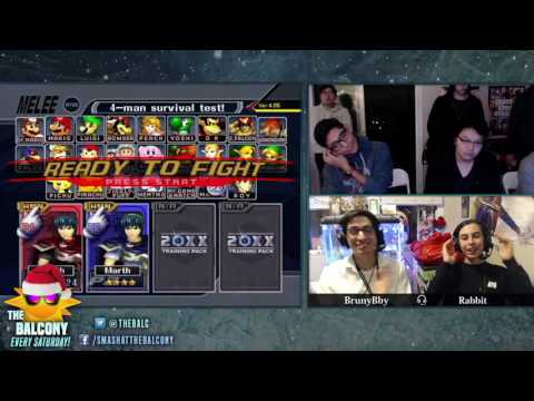 Melee @ the Balcony 77 - Losers Quarters ft. Sergio (Marth) VS Pulse (Marth)
