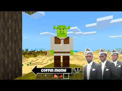 The Real Shrek I found in Minecraft Part 2 - Coffin Meme