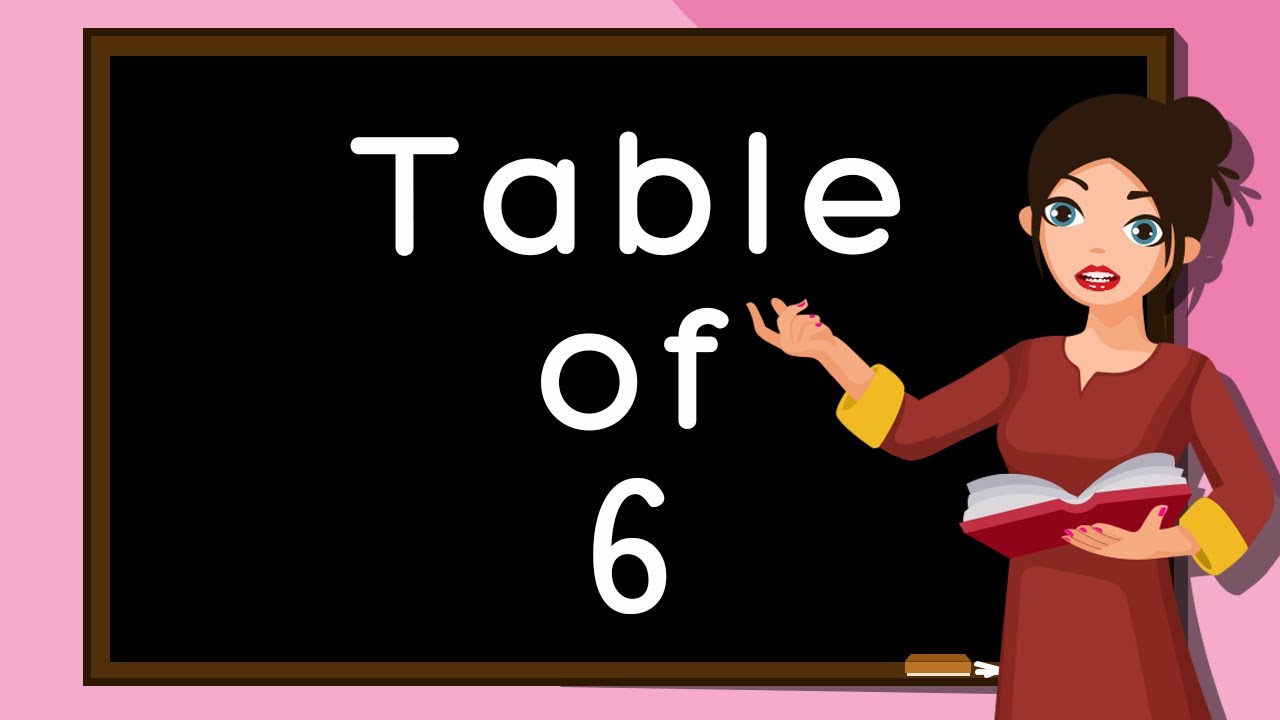 Table of 6,Learn Multiplication Table of Six 6 x 1 = 6,Times Tables Practice,6 Times Tables song