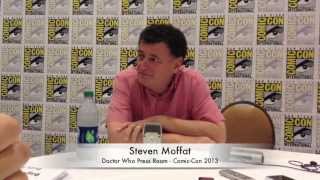 Steven Moffat Talks DOCTOR WHO 50th Anniversary Special and 12th Doctor Search at Comic-Con