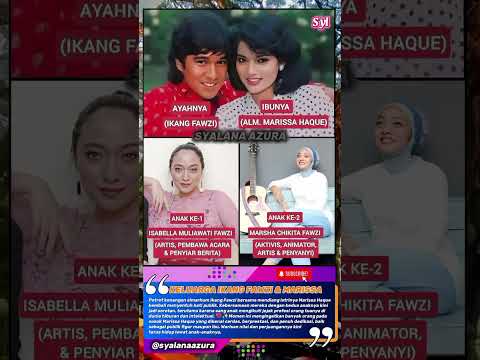 Jarang Terekspos‼️Potret Ikang Fawzi, Almh Marissa Haque & Dua Anaknya #shortsfeed #reels #selebriti