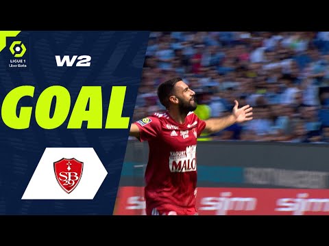 Goal Romain DEL CASTILLO (28' - SB29) HAVRE AC - STADE BRESTOIS 29 (1-2) 23/24