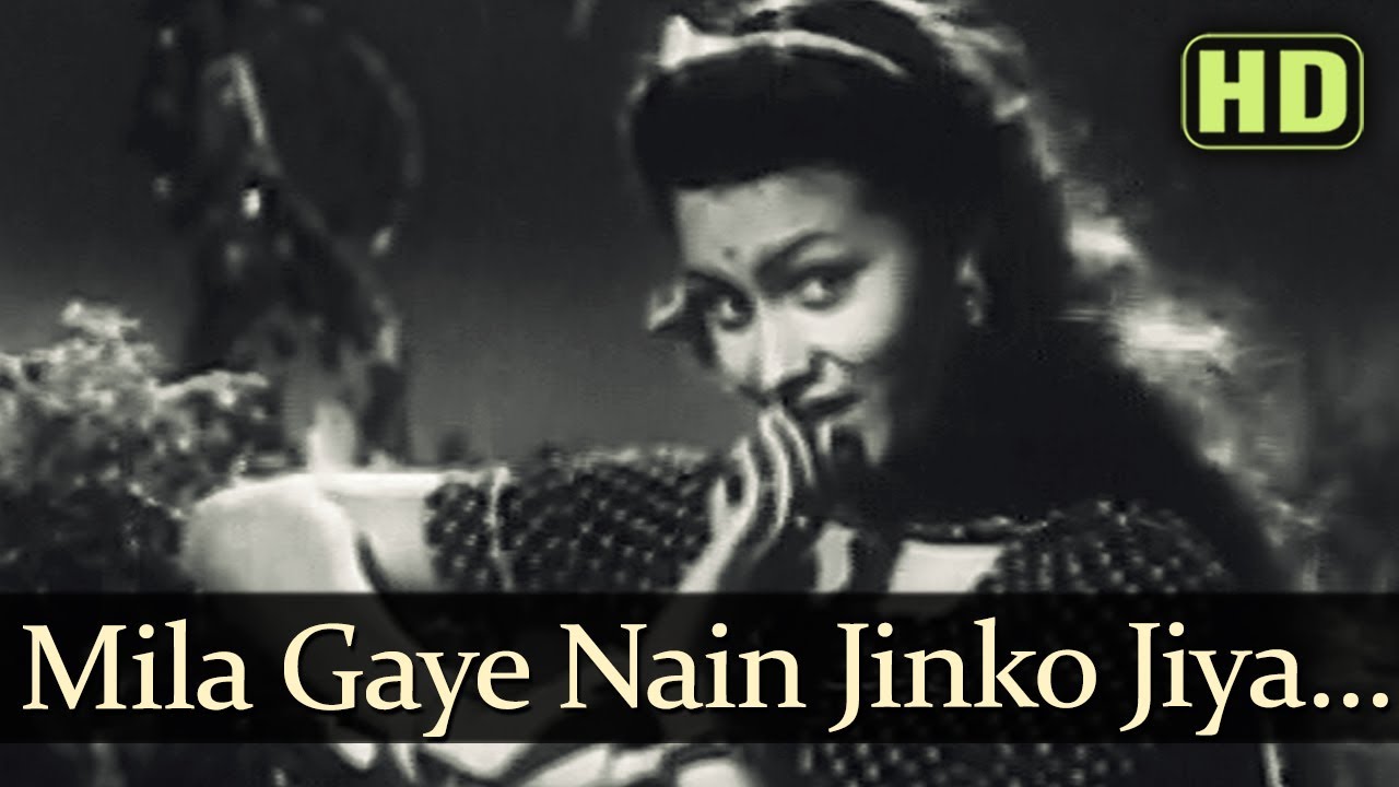 Mila Gaye Nain, Jinko Jiya Tarse Chupke Chupke Lyrics | Arzoo | Sudha Malhotra | Anil Biswas