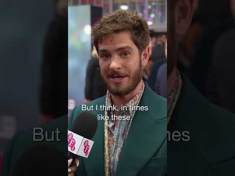 Thumbnail of the video: Andrew Garfield on We Live in Time's "dropkick to our calcified hearts" #lff