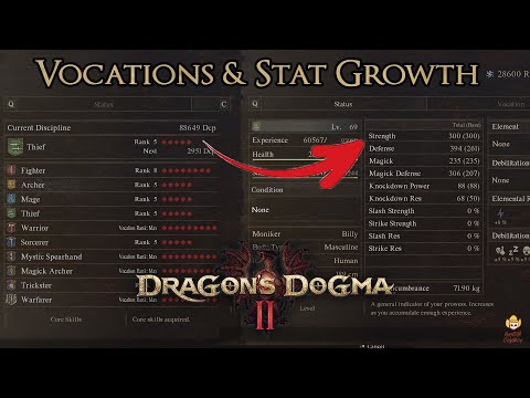 Dragon's Dogma 2 - Vocations & Stat Growth
