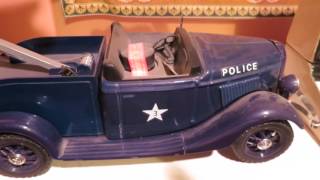 Jim Beam Bourbon Decanters: Police and U.S.M.C.