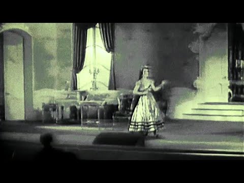 (RARE FOOTAGE) Il Barbiere di Siviglia: Una voce poco fa - Lily Pons - Metropolitan Opera- 1936 (HD)