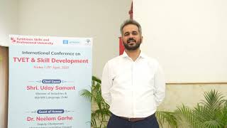 Mr. Shekhar Singh Commissioner PCMC region at Intl. Conference on Skill Development and TVET | PCMC
