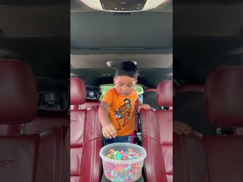 Mom and dad purposely leave a bowl full of sons favorite candy in car to see what he does #shorts