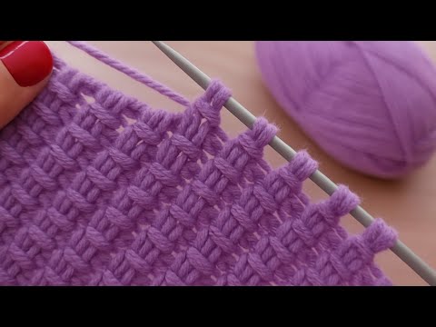 Fun and Beautiful 💚 Tunisian Crochet Pattern ✨️