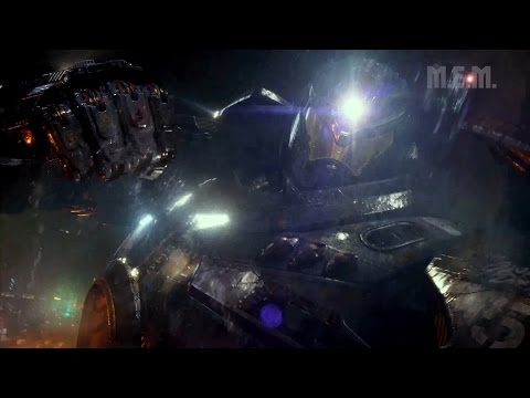 Pacific Rim (2013) - Gipsy Danger vs LeatherBack (Emp/Fat Kaiju) - Pure Action [1080p]