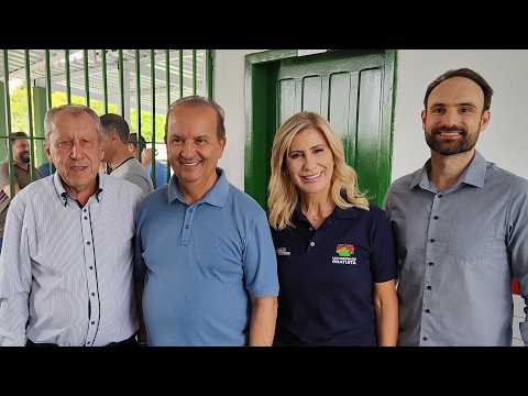 Inauguração da Quadra e Revitalização da E.E.B. Galeazzo Paganelli na comunidade Campina da Alegria