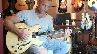 Video thumbnail for Eastman T186MX In Natural.  Another Work Of Art By Eastman by Richards Guitars