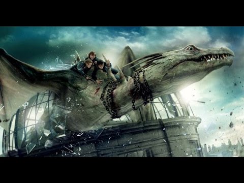 HP7 Gringotts and Dragon Escape