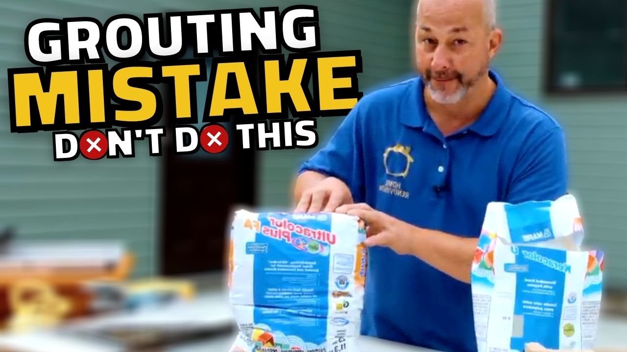 Watch video This Grouting Mistake will Ruin Your Tile Job Now This Grouting Mistake will Ruin Your Tile Job