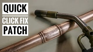 How To Repair A Hole In Copper With A Quick Fix Repair Patch | Two Minute Tuesday