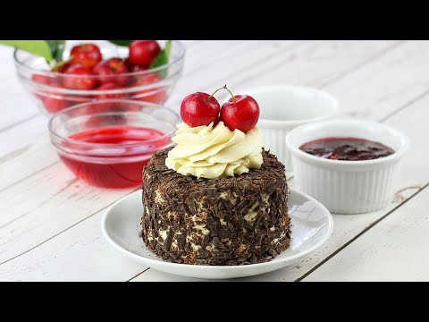 Mini Torta Selva Negra (Version Individual) #selvanegra #blackforest
