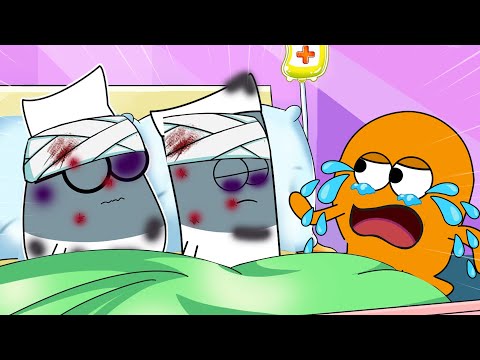 No Way!! Fat Doc, Slim Doc seriously injured.! Who caused this?? Sad story Lamput Cartoon Animation