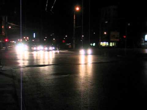 Night drift in Sofia, Bulgaria