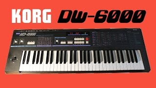 Video thumbnail for KORG DW-6000 Synthesizer 1985 | NEW PATCHES | DEMO by AnalogAudio1
