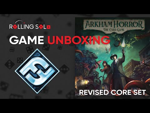 Arkham Horror: The Card Game Revised Core Set | Game Unboxing