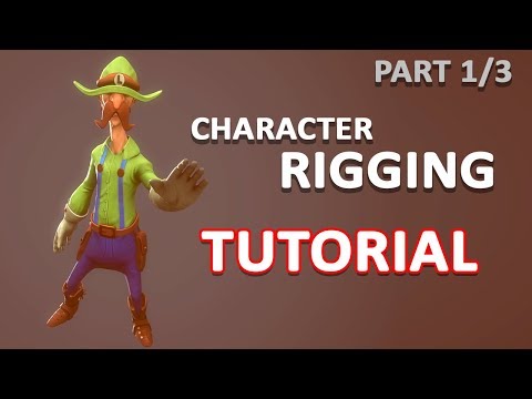 Autodesk Maya 2018 - Simple Character Rigging Part 1 of 3