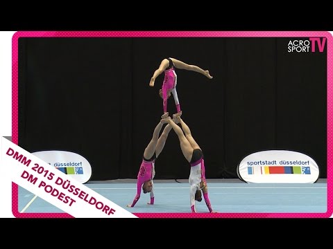 Arndt, Liebelt, Schmalfuß - Sachsen - Damengruppe - Kombi - DMM Düsseldorf 2015