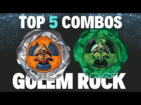 OFFICIAL Top 5 Best GOLEM ROCK Combos in Beyblade X!