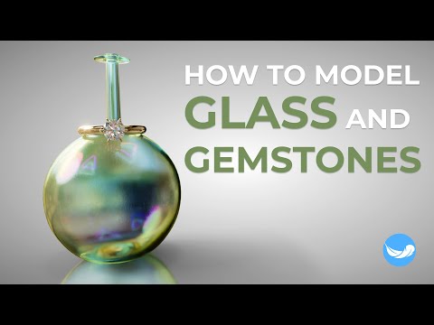 How to model glass and gemstones
