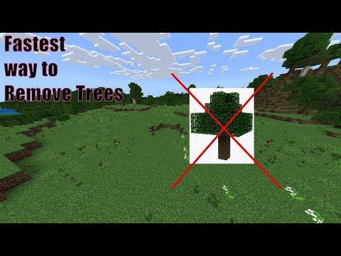 LandoStuff - Fastest way to remove trees in Minecraft 1.20 (Bedrock, MCPE, XBOX, Windows 10, PC)
