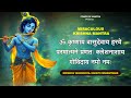 Mantra Krishaya Vasudevaya Haraye Paramatmane Krishna Maha Mantra Miraculous Krishna Mantra