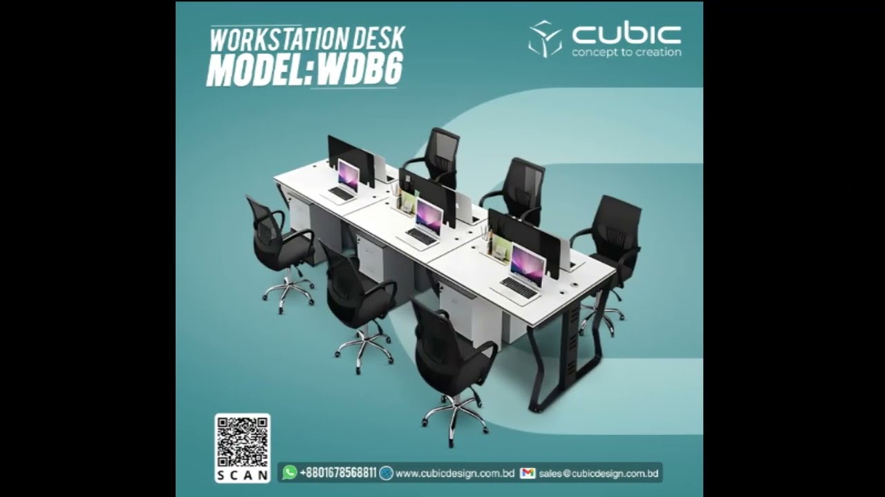 Modern Office Workstations Manufacturer | Cubic interior design