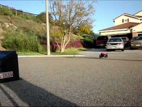 Traxxas Slash Bash, RC Car Tricks in Slow Motion using a Casio Exilim FS-10