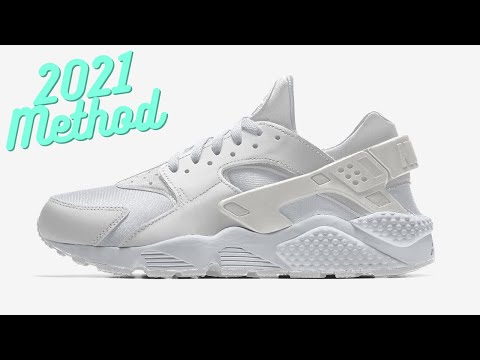 how to clean white huaraches with bleach