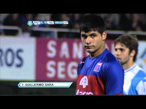 Penal atajado por Sara. Rafaela 1 Tigre 0. Torneo Inicial 2012. Fecha 8. Fútbol Para Todos.