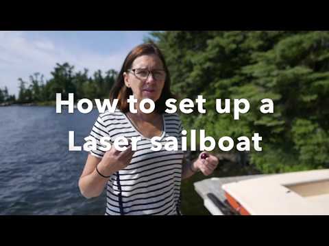 How to Set up a Laser Sailboat