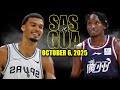 San Antonio Spurs Vs Guangzhou Loong Lions Full Game Highlights October 6 2025 NBA Preseason