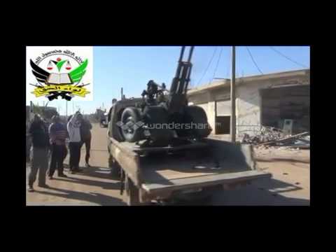 التصدي لطيران الحربي من قبل لواء الحق في مدينة جاسم في ريف درعا