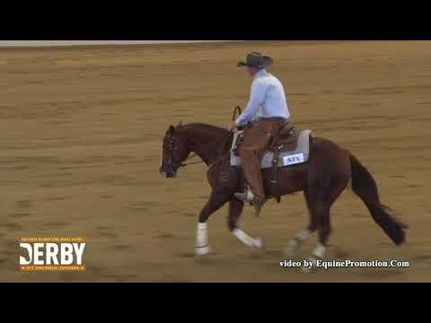 Opus Cat Olena ridden by Clay Volmer  - 2018 NRCHA Derby (Rein - Open Derby)