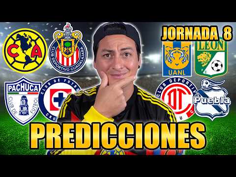 🚨 MY PREDICTIONS FOR MATCHDAY 8 OF LIGA MX 🚨