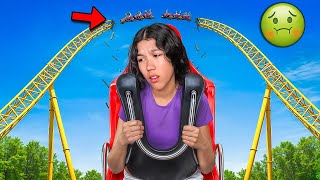 My Daughter THREW UP At The THEME PARK *SAD*