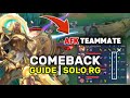 HOW I COMEBACK Solo After My Jungler Went AFK Minsitthar Comeback Gameplay