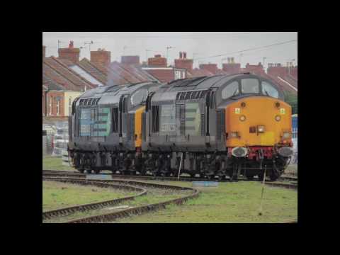DRS 37603 & 37604 Flasks @ Bridgwater on 6M63 17/2/17 With Tones & Clag | Single Doo Trainspotting