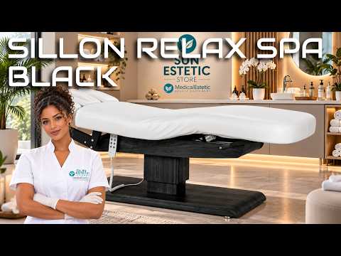 Sillon Relax SPA – Lettino Elettrico con Base Nera per Estetica e Centri Benessere