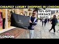 Best Place For Luxury Shopping In London Versace Gucci Bicester Village The Muscular Tourist