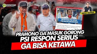 Download lagu Alifurrahman: PRAMONO GA MASUK GORONG, PSI RESPON SERIUS GA BISA KETAWA mp3