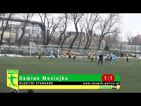 Bramki ze sparingu Błękitni Stargard - KP Chemik Police