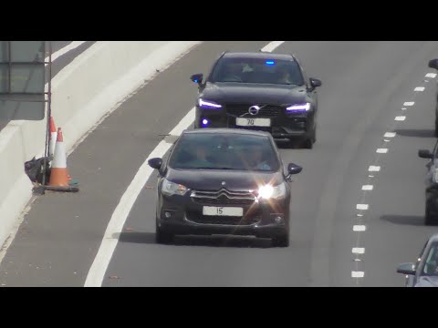 X2 Unmarked Covert Police vehicles responding on the M4
