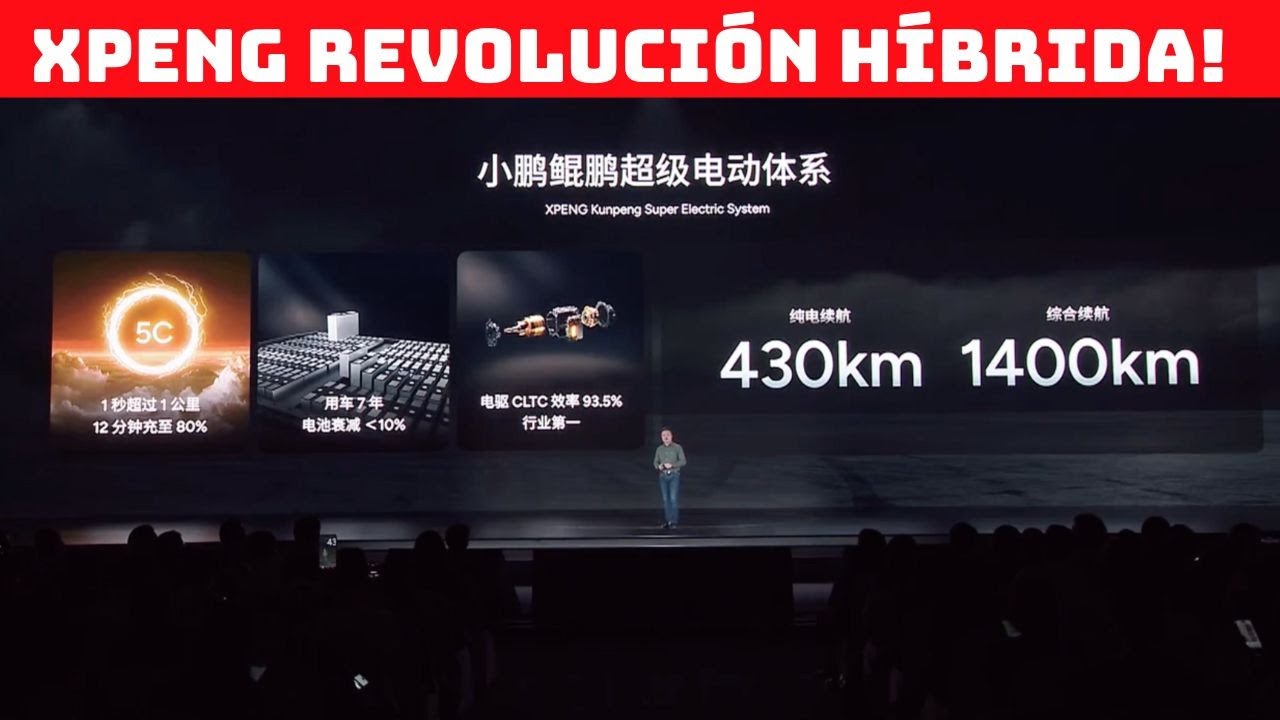 Xpeng lanza un EREV: 400kms eléctrico y 1400kms reales!