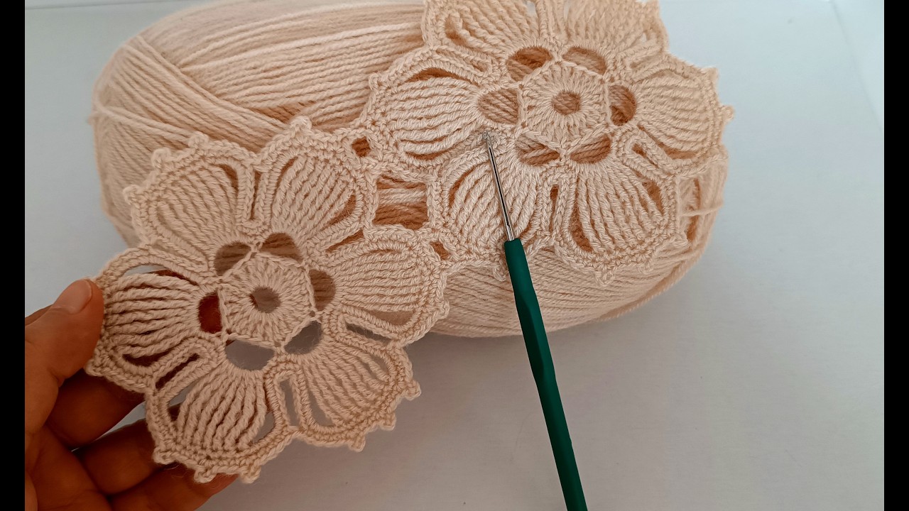 Sooo new! I've never seen a crochet motif move so fast before.
